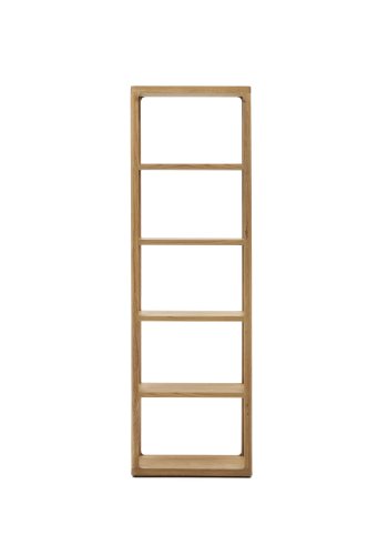 KAVE HOME Maymai bokhylle, m. 4 hyller - naturlig eik