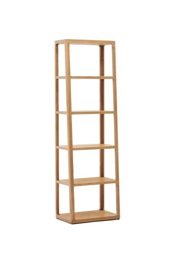 KAVE HOME Maymai bokhylle, m. 4 hyller - naturlig eik