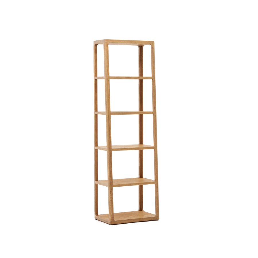KAVE HOME Maymai bokhylle, m. 4 hyller - naturlig eik