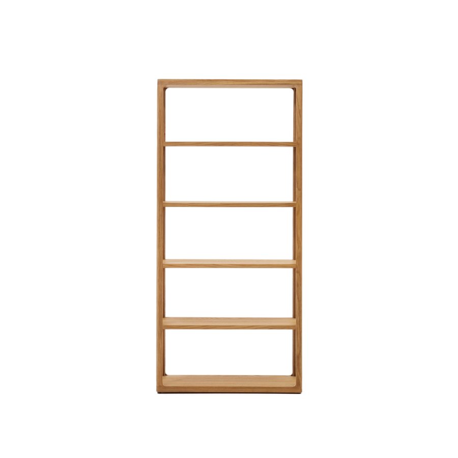 KAVE HOME Maymai bokhylle, m. 4 hyller - naturlig eik