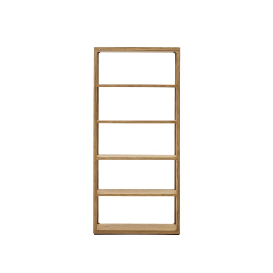 KAVE HOME Maymai bokhylle, m. 4 hyller - naturlig eik