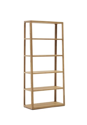 KAVE HOME Maymai bokhylle, m. 4 hyller - naturlig eik
