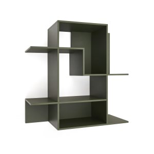 KAVE HOME Ina modulopbygget vgreol - grn MDF (80x80)