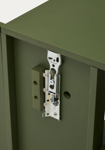 KAVE HOME Ina modulr hylleenhet i grnnlakkert MDF 80 x 80 cm FSC 100 %