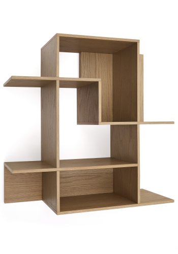 KAVE HOME Ina modulr hylleenhet i eikefiner med naturlig overflate 80 x 80 cm FSC 100%