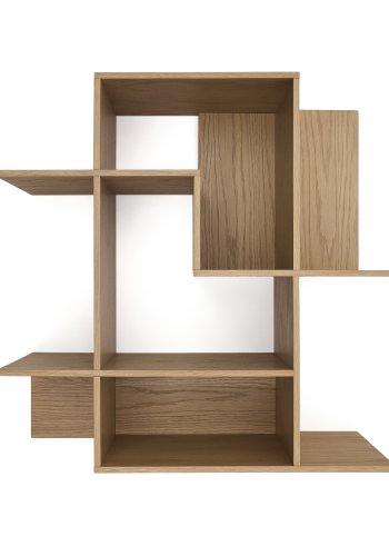 KAVE HOME Ina modulr hylleenhet i eikefiner med naturlig overflate 80 x 80 cm FSC 100%