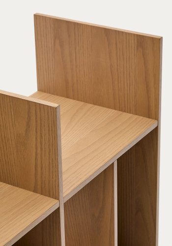 KAVE HOME Ina modulr hylleenhet i eikefiner med naturlig overflate 80 x 80 cm FSC 100%