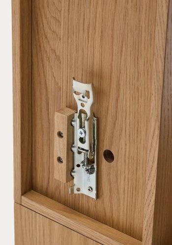 KAVE HOME Ina modulr hylleenhet i eikefiner med naturlig overflate 80 x 80 cm FSC 100%