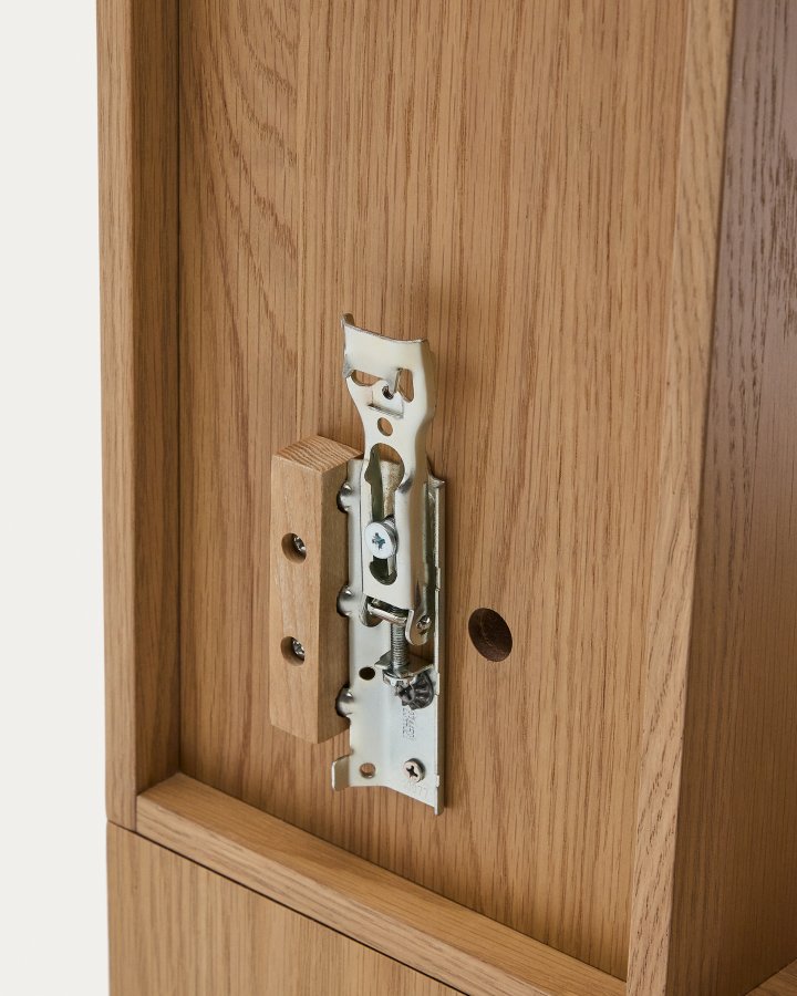 KAVE HOME Ina modulr hylleenhet i eikefiner med naturlig overflate 80 x 80 cm FSC 100%