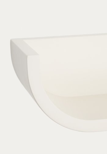 KAVE HOME Salaya-hylle i lakkert beige ask laminert kryssfiner 60 x 12 cm