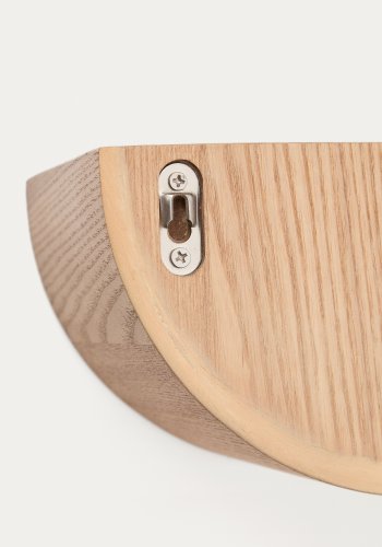 KAVE HOME Salaya hylle i asklaminert kryssfiner i naturlig utfrelse, 60 x 12 cm