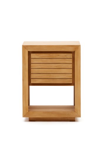 KAVE HOME Saula baderomsskap - naturlig teak (60x45)