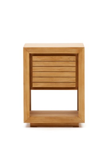 KAVE HOME Saula baderomsskap - naturlig teak (60x45)