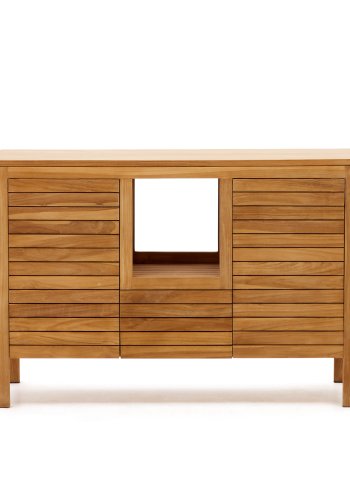 KAVE HOME Neria baderomsskap - naturlig teak (120x45)