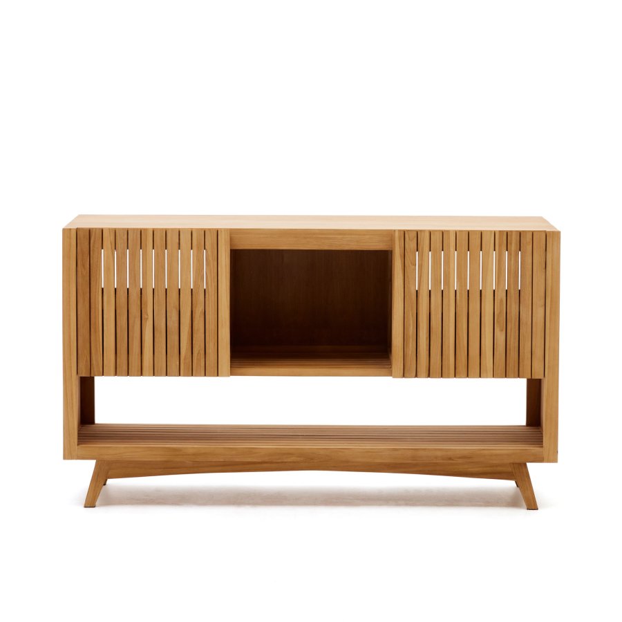 KAVE HOME Kuveni baderomsskap - naturlig teak (140x50)