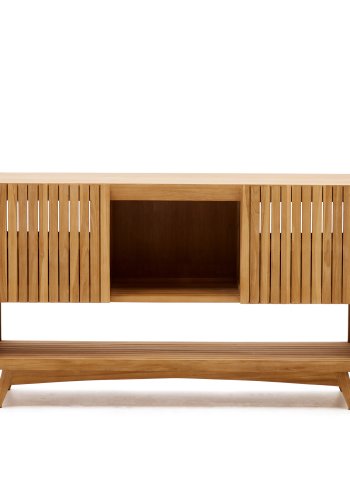 KAVE HOME Kuveni baderomsskap - naturlig teak (140x50)