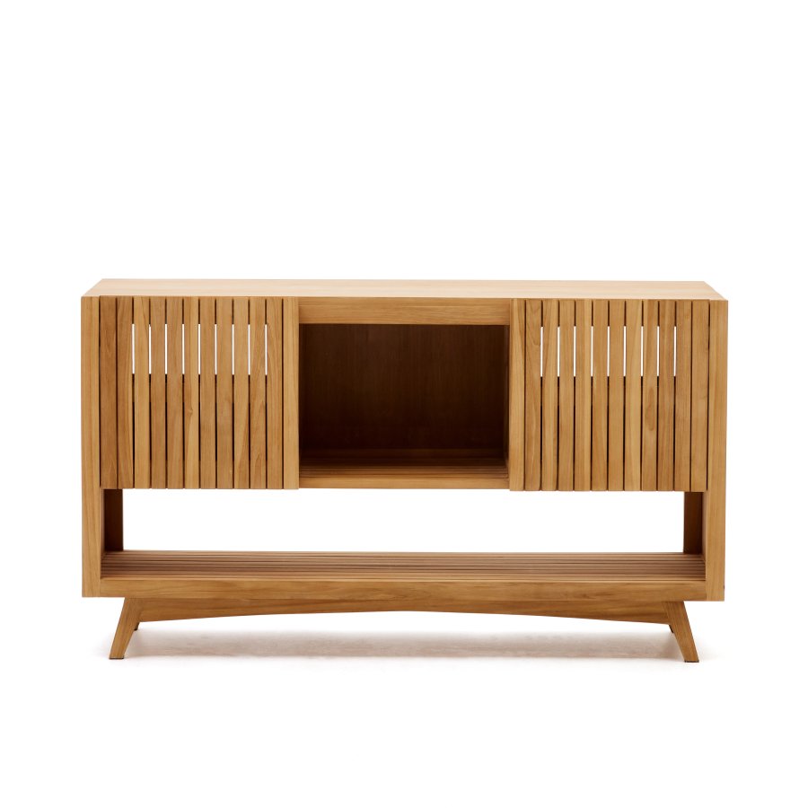 KAVE HOME Kuveni baderomsskap - naturlig teak (140x50)