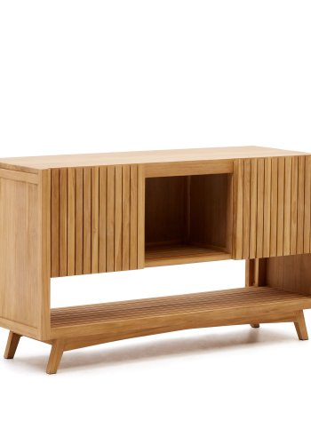 KAVE HOME Kuveni baderomsskap - naturlig teak (140x50)