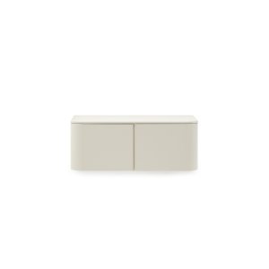 KAVE HOME Salaya badevrelsesskab, med 2 soft close lger - beige askelamineret krydsfiner (90x45)