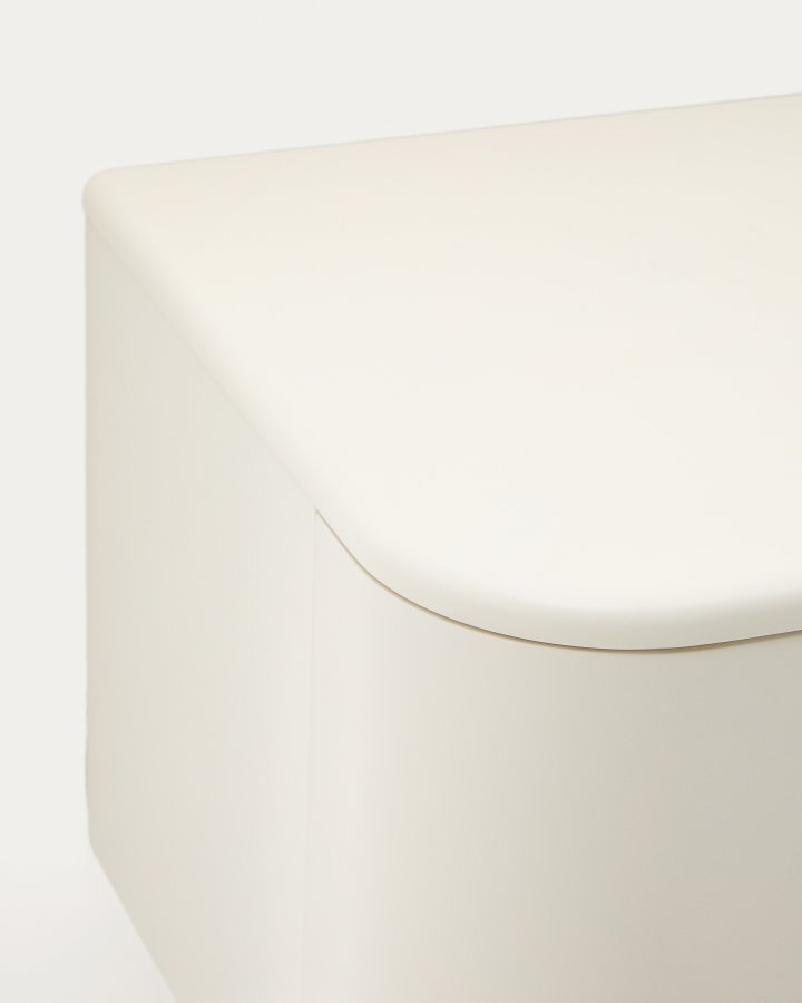 KAVE HOME Salaya baderomsmbler i lakkert beige ask laminert kryssfiner 90 x 45 cm