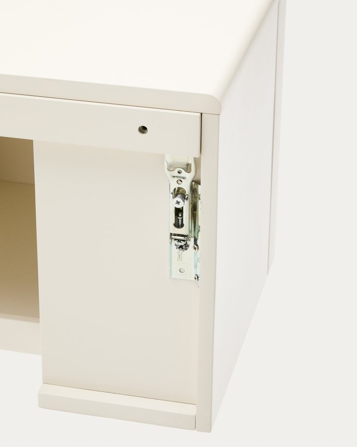 KAVE HOME Salaya baderomsmbler i lakkert beige ask laminert kryssfiner 90 x 45 cm