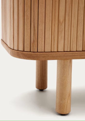 KAVE HOME Mailen TV-bord, m. 2 drer - finér i naturlig ask (200x40)