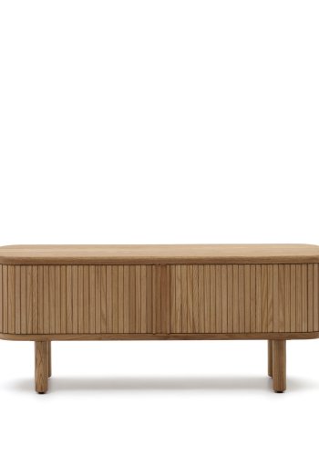 KAVE HOME Mailen TV-bord, m. 2 drer - finér i naturlig ask (120x40)