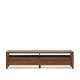 KAVE HOME Sashi TV-bord, m. 1 pent rom og 2 skuffer - naturlig teak (200x40)
