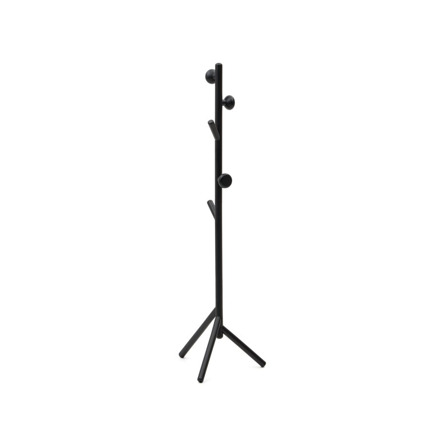 KAVE HOME Nadue klesstativ i heltre bk med svart finish 170 cm
