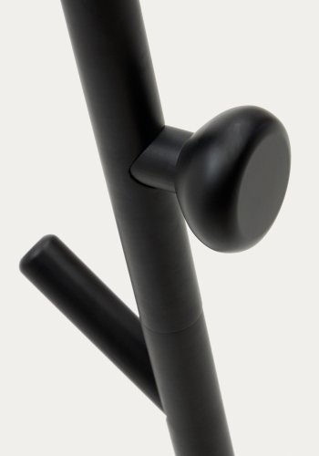KAVE HOME Nadue klesstativ i heltre bk med svart finish 170 cm