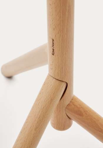 KAVE HOME Nadue klesstativ i heltre bk med naturlig finish 170 cm