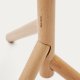 KAVE HOME Nadue klesstativ i heltre bk med naturlig finish 170 cm