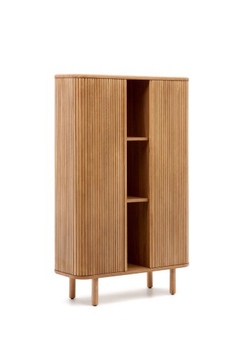 KAVE HOME Mailen skap, m. 2 drer og 2 hyller - finér i naturlig ask