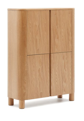 KAVE HOME Salaya hy skjenk i askfiner, 100 x 134 cm