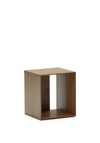 KAVE HOME Litto liten hyllemodul, rektangulr - brun valnttfinish (34x38)