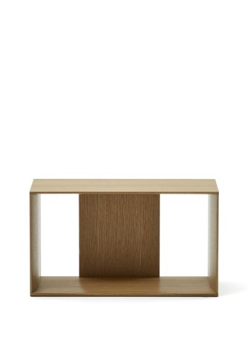 KAVE HOME Litto medium hyllemodul, rektangulr - brun eikefiner (67x38)