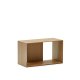 KAVE HOME Litto medium hyllemodul, rektangulr - brun eikefiner (67x38)