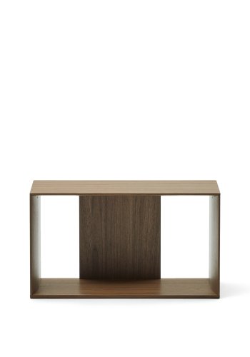 KAVE HOME Litto medium hyllemodul, rektangulr - brun valnttfinish (67x38)