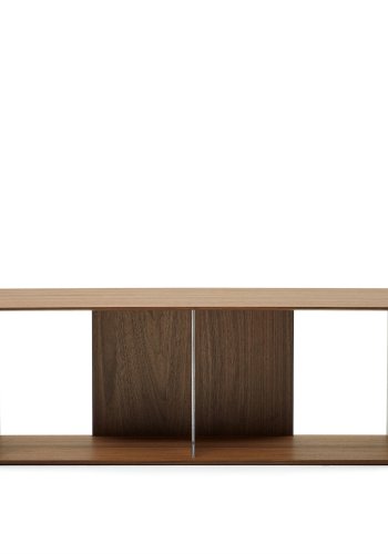 KAVE HOME Litto stor hyllemodul, rektangulr - brun valnttfinish (101x38)