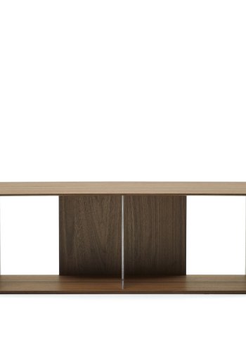 KAVE HOME Litto stor hyllemodul, rektangulr - brun valnttfinish (101x38)