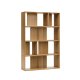 KAVE HOME Litto modulr bokhylle, rektangulr - brun eikefiner (101x152) (sett med 6)
