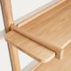 KAVE HOME Sitra modul reol, m. 3 massive egetrshylder - natur egetr (90cm)