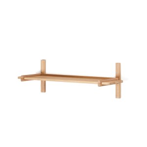 KAVE HOME Sitra modul reol, m. 1 massive egetrshylde - natur egetr (90cm)