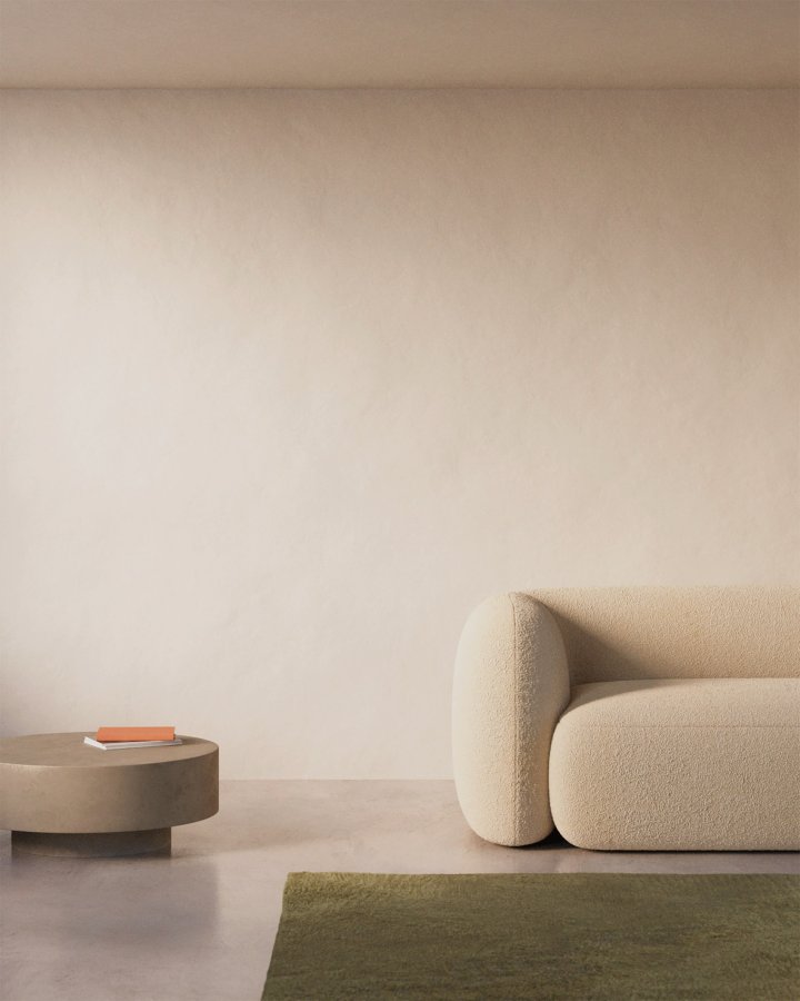 KAVE HOME Sitra modul reol, m. 3 massive egetrshylder - natur egetr (90cm)