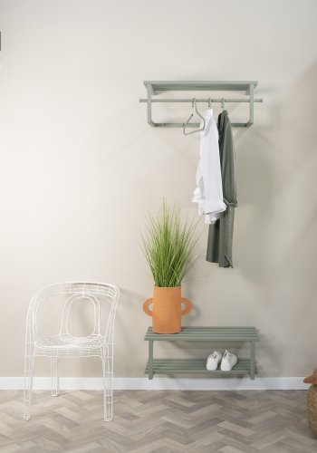 SPINDER DESIGN Rizzoli/Marco Color Edition skohylde, m. 2 hylder - stvet grn stl (B:71)