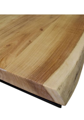 HSM COLLECTION SoHo salongbord, rektangulrt - naturlig akasietre og svart jern (120x60)