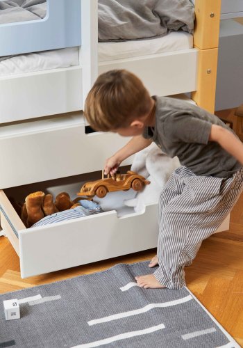 Manis-H Ariel enkels�ng med ribbor och f�rvaring - 200 cm - 90x200