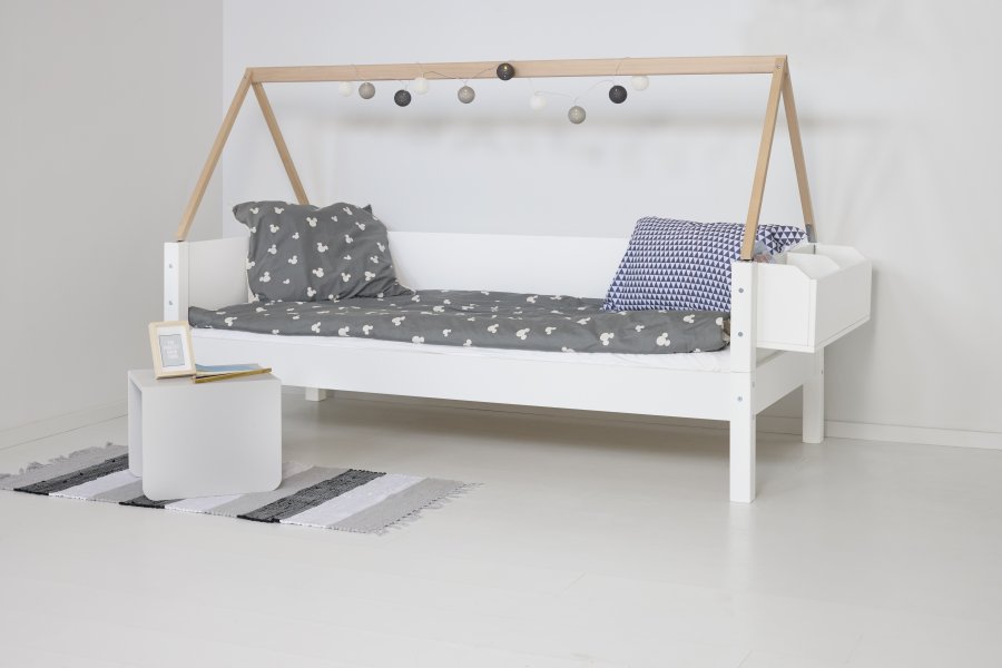 Manis-H Saga House-s&auml;ng med s&auml;ngram i bok - 160 cm - 90x160