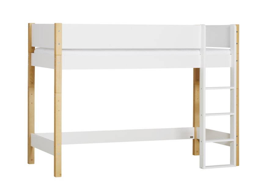 Manis-H&nbsp;Ask H�jseng med classic sengehest - 160 cm&nbsp;-&nbsp;90x160