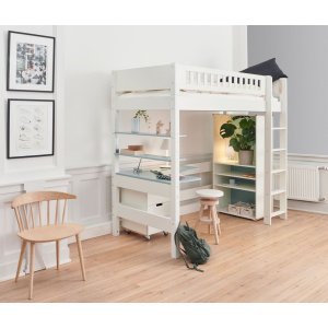 Manis-H&nbsp;Gefion H�jseng med tremme sengehest - 200 cm&nbsp;-&nbsp;90x200